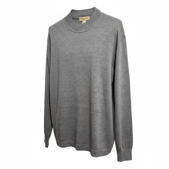 Pronto Uomo Other - Pronto-Uomo Firenze Mock Neck Sweater Men's Sz XL Gray